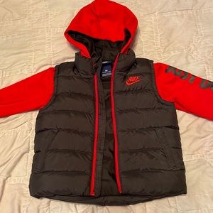 3T Red Nike Puffer jacket
